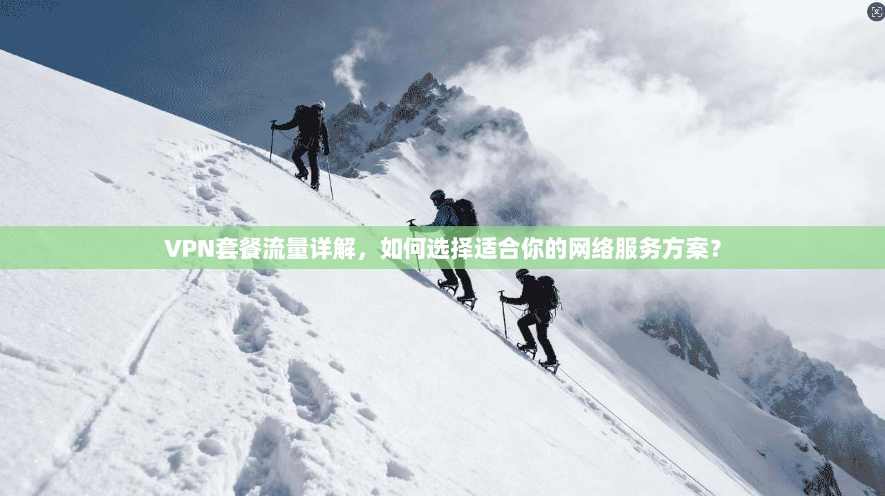 VPN套餐流量详解，如何选择适合你的网络服务方案？