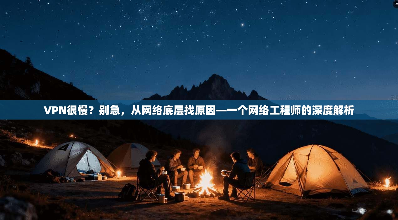 VPN很慢？别急，从网络底层找原因—一个网络工程师的深度解析