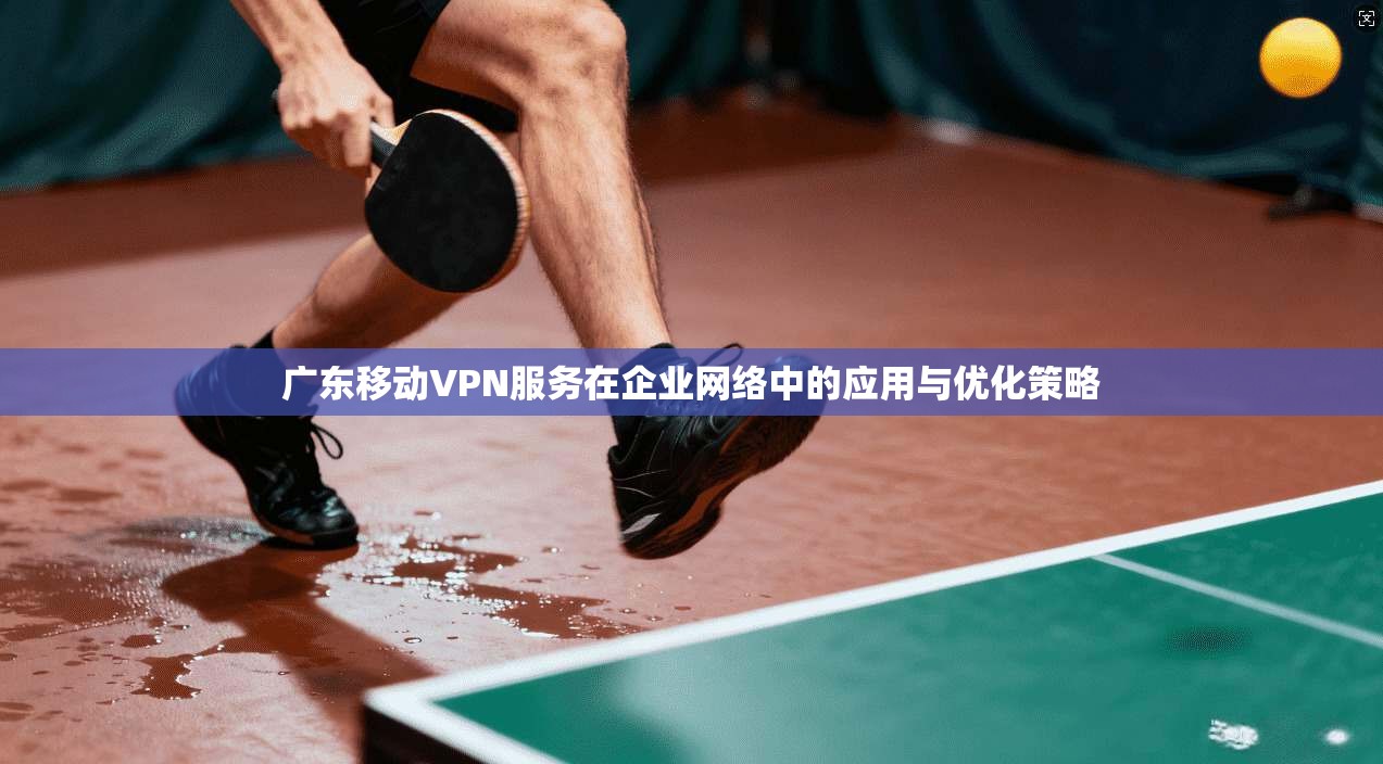 广东移动VPN服务在企业网络中的应用与优化策略