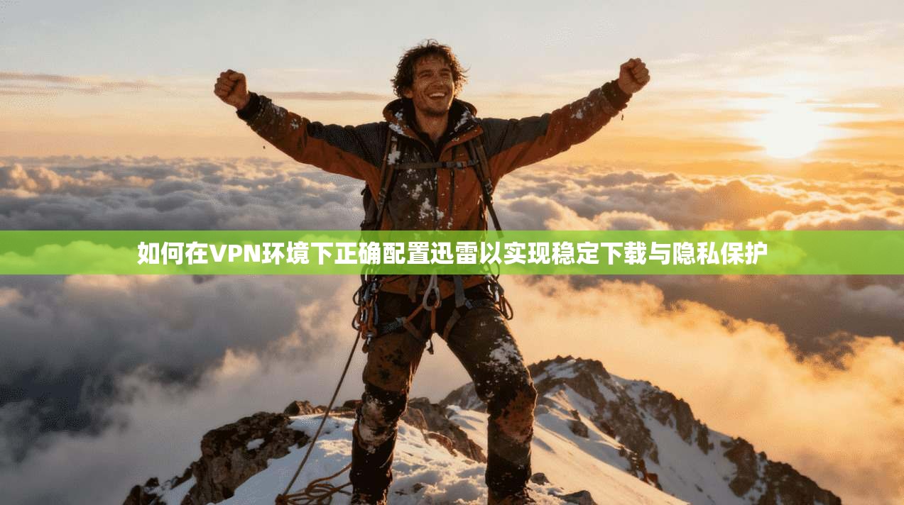 如何在VPN环境下正确配置迅雷以实现稳定下载与隐私保护