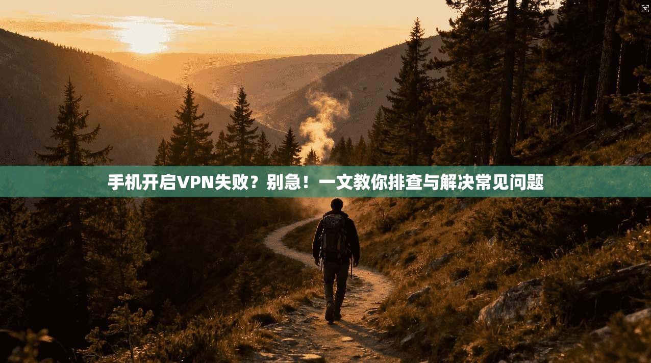 手机开启VPN失败？别急！一文教你排查与解决常见问题