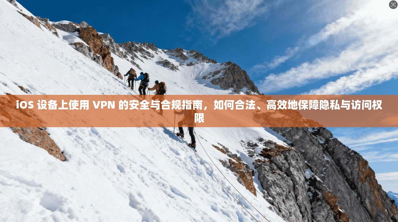 iOS 设备上使用 VPN 的安全与合规指南，如何合法、高效地保障隐私与访问权限