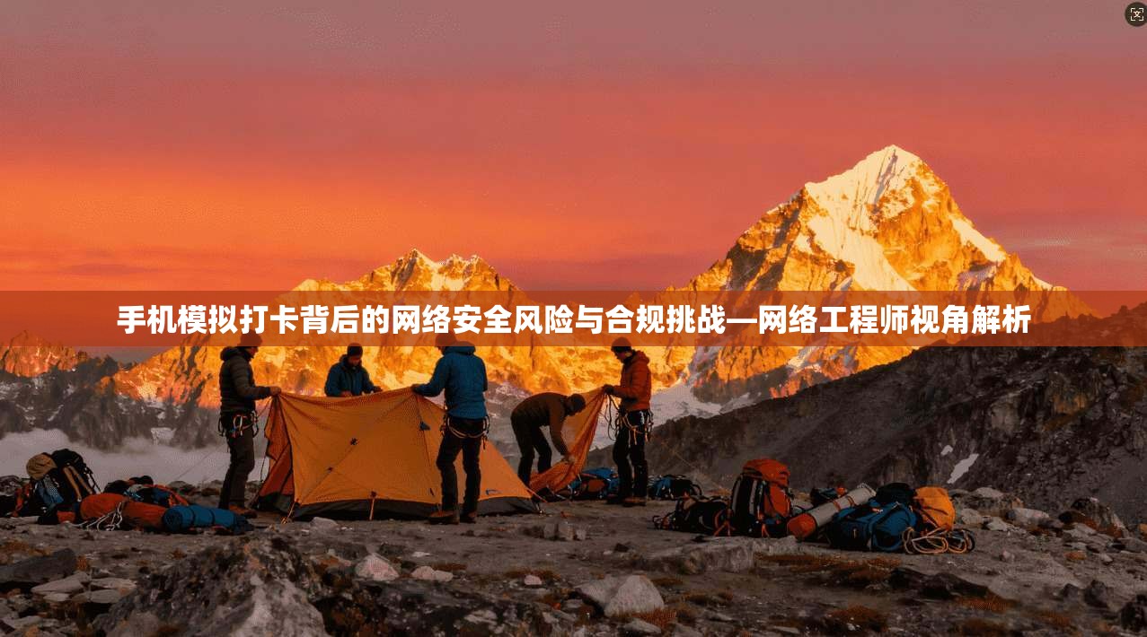 手机模拟打卡背后的网络安全风险与合规挑战—网络工程师视角解析