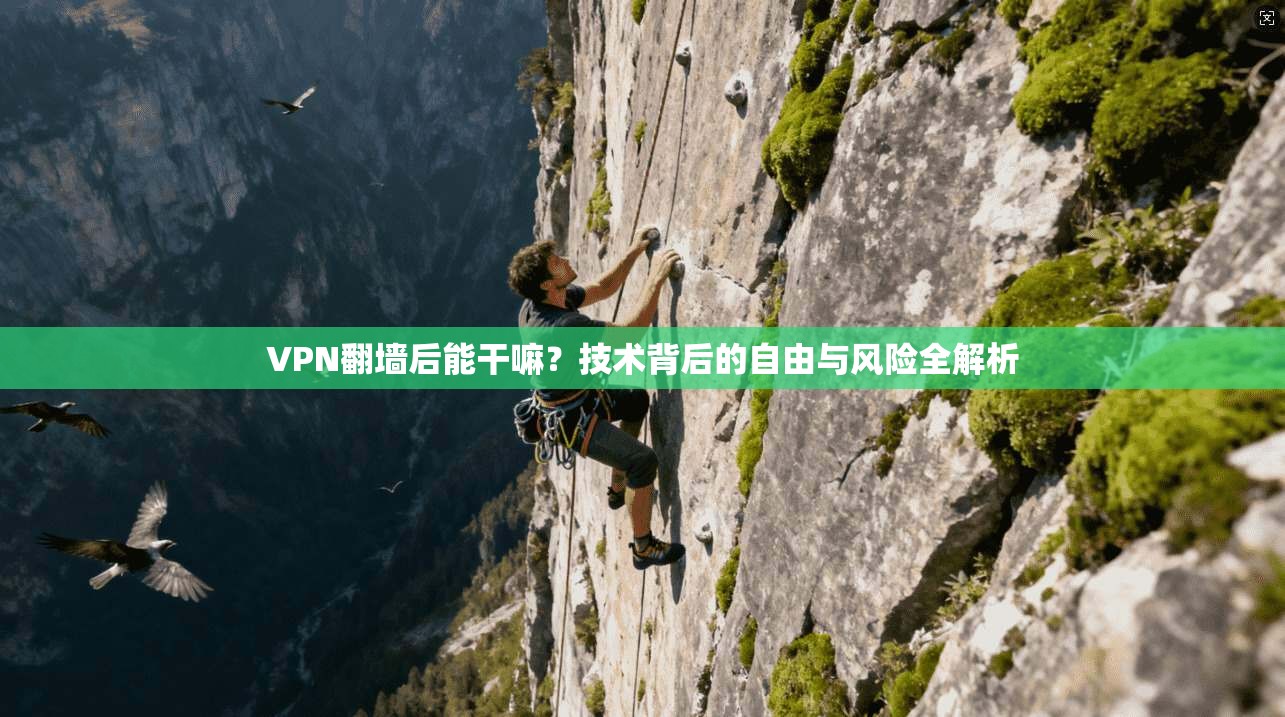 VPN翻墙后能干嘛？技术背后的自由与风险全解析