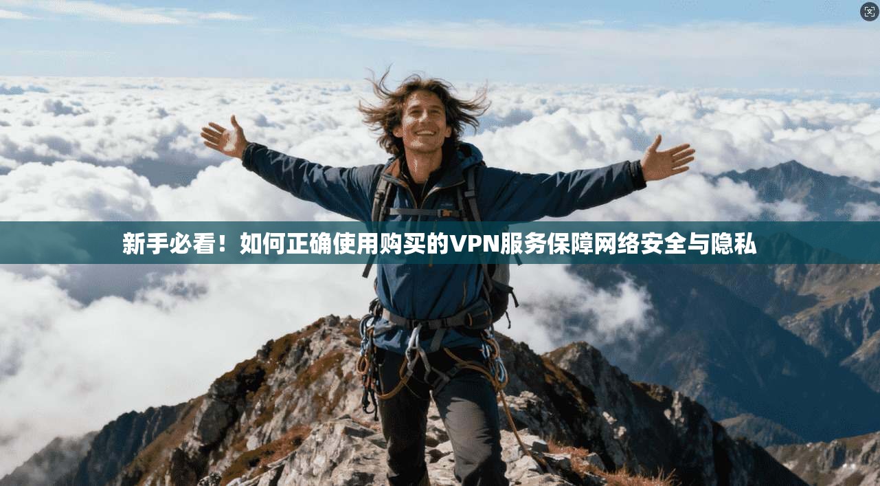 新手必看！如何正确使用购买的VPN服务保障网络安全与隐私