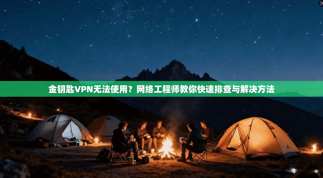 金钥匙VPN无法使用？网络工程师教你快速排查与解决方法