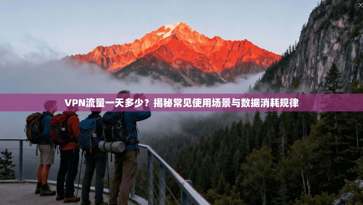 VPN流量一天多少？揭秘常见使用场景与数据消耗规律