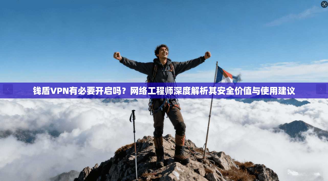 钱盾VPN有必要开启吗？网络工程师深度解析其安全价值与使用建议