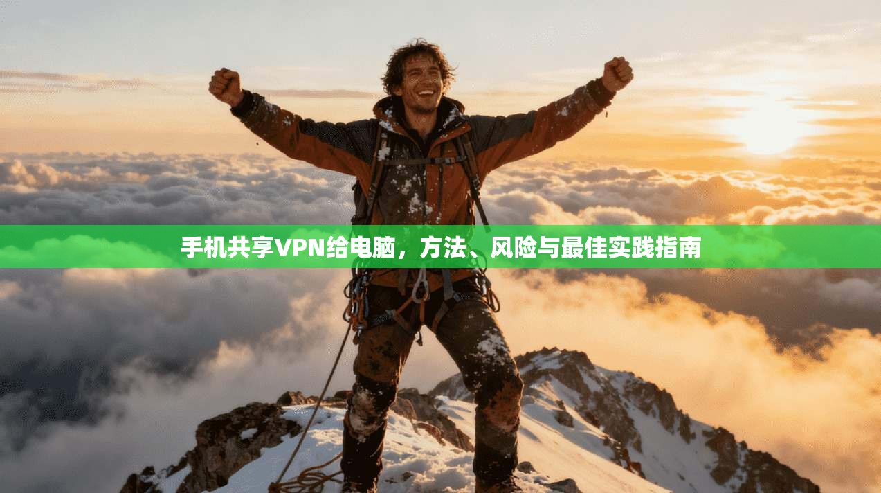 手机共享VPN给电脑，方法、风险与最佳实践指南