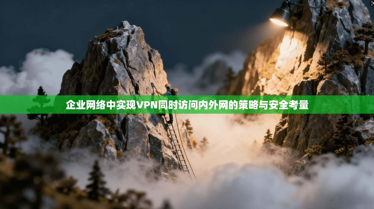 企业网络中实现VPN同时访问内外网的策略与安全考量