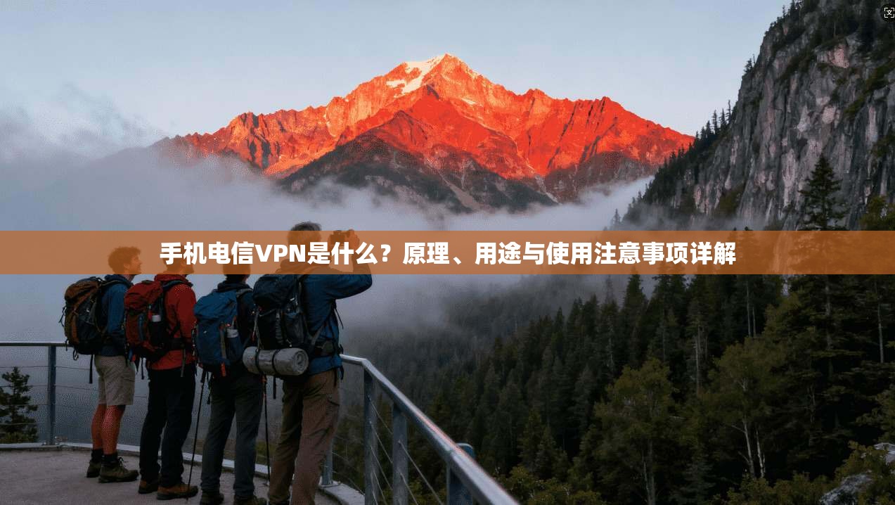 手机电信VPN是什么?原理、用途与使用注意事项详解 手机电信VPN是什么?原理、用途与使用注意事项详解