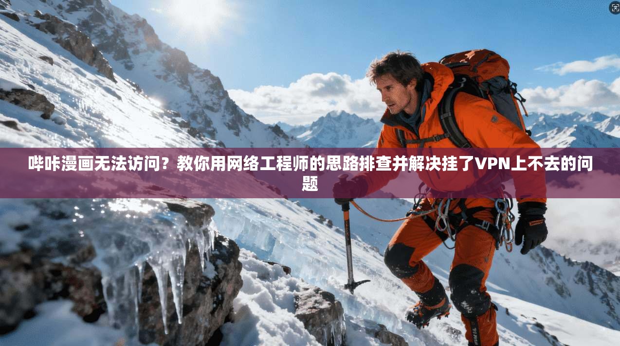 哔咔漫画无法访问？教你用网络工程师的思路排查并解决挂了VPN上不去的问题