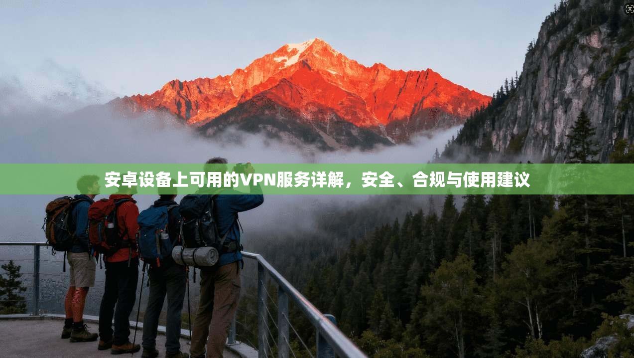 安卓设备上可用的VPN服务详解，安全、合规与使用建议