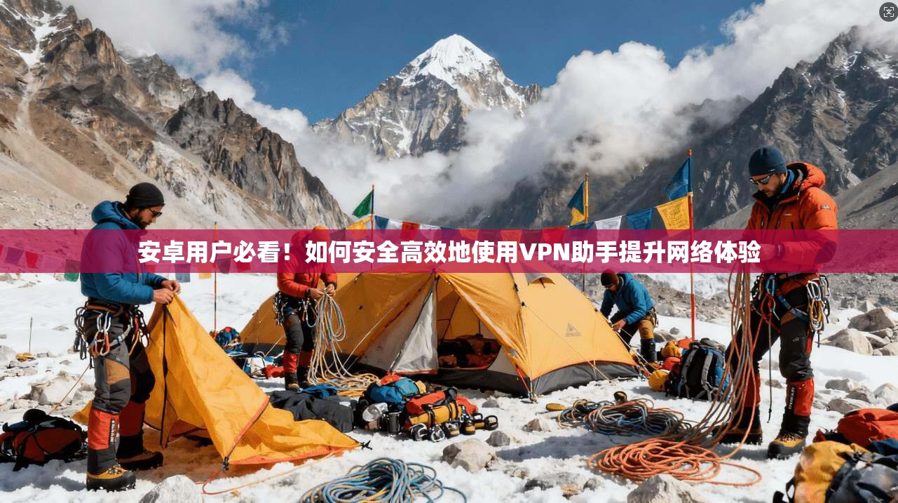 安卓用户必看！如何安全高效地使用VPN助手提升网络体验