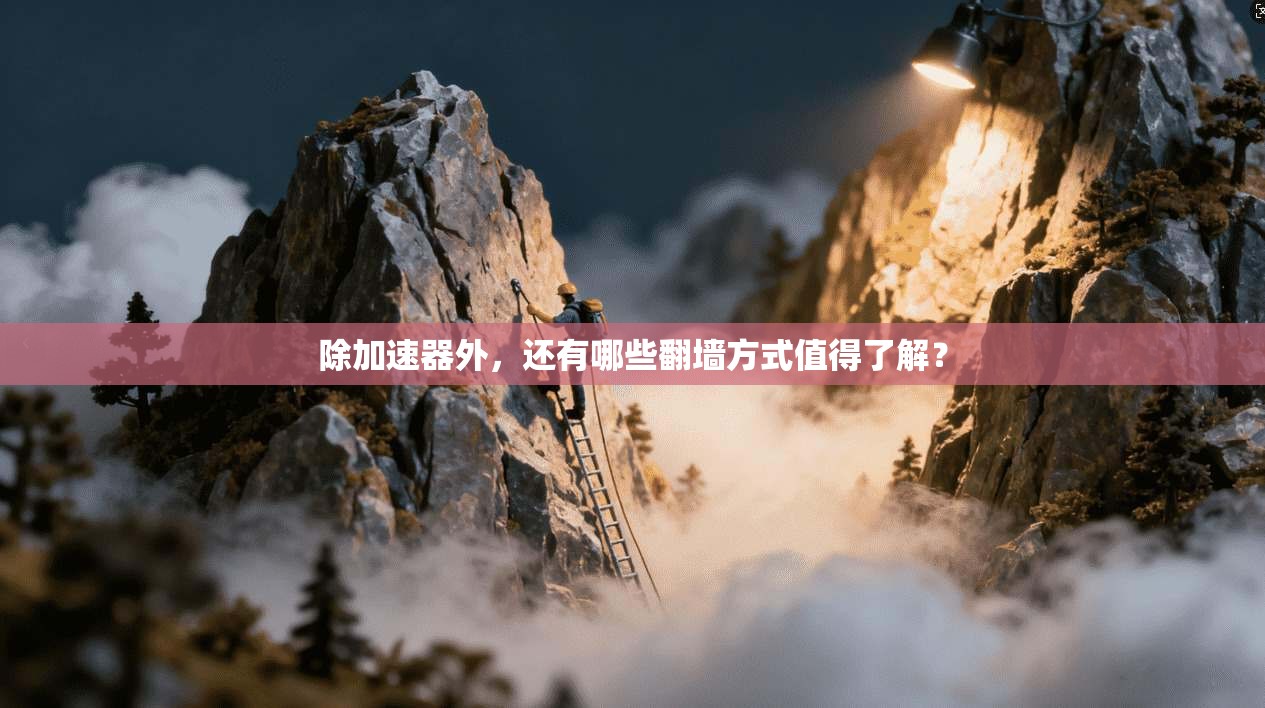 除加速器外，还有哪些翻墙方式值得了解？